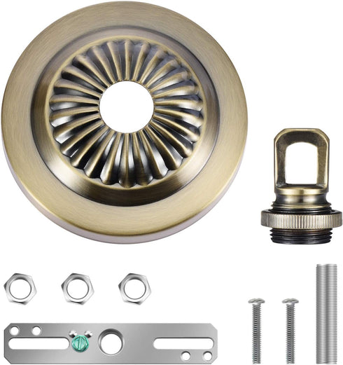 4.75 Inches 6 50 Canomo Diameter Canopy Kit and feet Pendant Light Fixture Chain with Maximum Fixture Weight of Pounds
