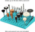 Gadget Ray 96 1/8 3/32 Rotary Tool Bit Holder Organizer, Hole Burr Storage Block for in and in Shank Bits, Compatible