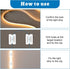 Nogeqi 30PCS 5mm 6mm LED Strip Light Clips with Screws, Waterproof LED Strip Mounting Clips Holder Mounting Bracket