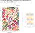 Ospelelf Mini 3 Ring Binder 1 Inch, Cute Binder for 5.5" x 8.5" with 5 Tab Dividers and File Folder Labels