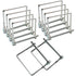 10 Pcs Square Shaft Locking Pin Safety Coupler Pin, 1/4 Inch Diameter for Farm Trailers, Wagons, Lawn Hitches, Garden