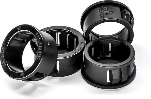HEYCO #2126 SB 875-11 BLACK SNAP BUSHING for 7/8" Hole, Cable Mounting & Accessories, UL Recognized, Bag of 100