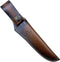 Fixed Blade Knife Sheath for up to 8 Inch Blade, Leather Knife Holder for Hunting Knife