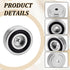 8PCS 1.18 0.39 Inch Stainless Steel Cutting Board Feet with Nonslip Pads x Board Feet Legs with Silicone Rubber Feet