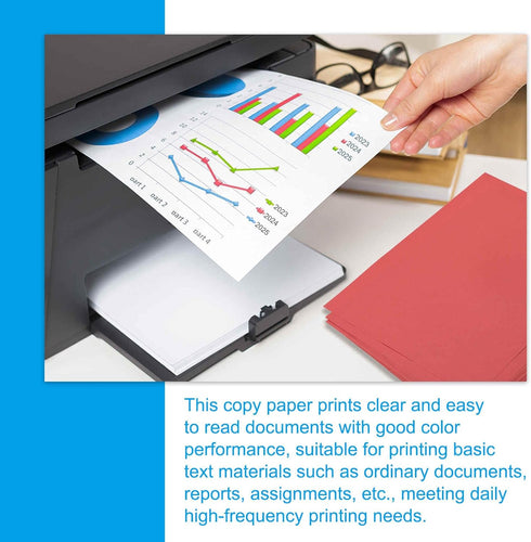 50 8.3 5.8 Inch 80gsm MECCANIXITY Sheets Colored Copy Paper x Printer Paper Light Blue for Office Printing, Document