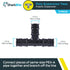 SharkBite 1/2 Inch Poly Expansion Tee for PEX-A Pipe, Pack of 5, Plastic Plumbing Fittings, Tee Coupling for PEX-A Tubing, UA362A5 by SharkBite