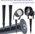 3W-120W Light,10.4 inches Aluminum Metal Ground Stake Spike Replacement for Outdoor Garden Spotlight Pathway Flood Wall