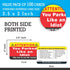 PARTH iMPEX You Parked Like an Idiot Business Cards - Pack of 100 Bad Parking Cards, 3.5"x2"