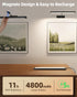 16'' 4800mAh Dimmable 3 Room(2P) EZVALO Picture Light for Wall, Black Rechargeable Battery Lights Wireless Remote