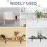 4Pcs 5 6 Inch Countertop uxcell Floating Shelf Brackets, x Heavy Duty Wall Shelf Supports, Steel Joint Angle Brackets