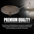 Ciata 5 Inch 40Pound Lighting Canopy Kit with Hook, Mounting Hardware for Chandelier, Fan, Swag Light Fixture, Pendant