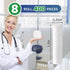 400 #2 1.5" PCS Dental Gauze Rolls Cottons Pads, Nosebleed Kit Accessories Medium Mouth Gauze Nose Plugs for Dental
