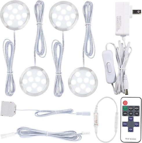 LED Closet Light Kit, Kitchen Under Cabinet Accent Lighting, 120V Plugged in