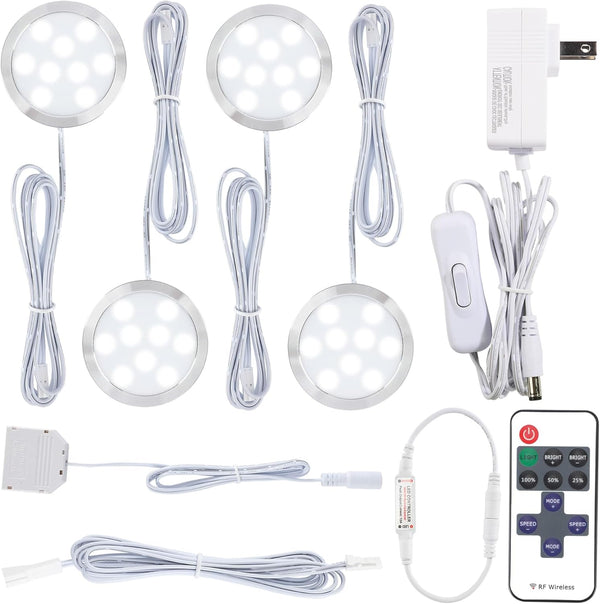 LED Closet Light Kit, Kitchen Under Cabinet Accent Lighting, 120V Plugged in