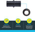 SharkBite 3/4 Inch Poly Crimp Coupling, Pack of 25 for PEX Pipe