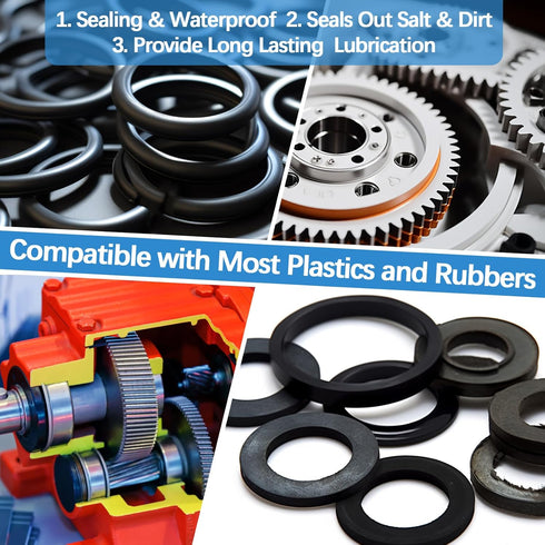 1 oz 1 BTAS Plumbers Silicone Grease Food Grade for Faucet O Ring Valve Rubber Pool Pump Lubricant Sealing Waterproof