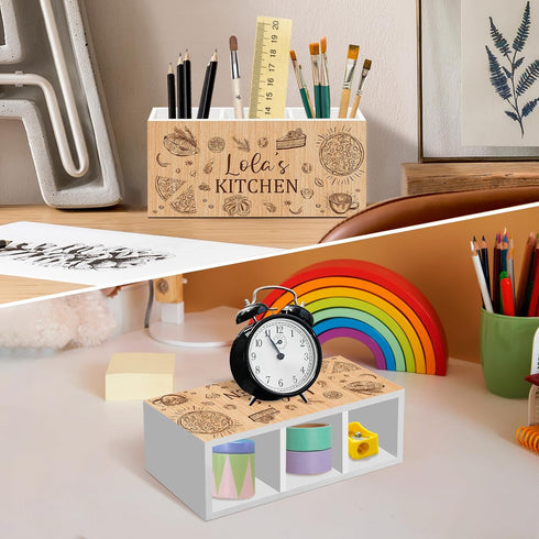 nvucamd Counter Countertop Counter Lola Gifts Kitchen Utensil Holder Decor, Lola's Kitchen Organizer Accessories