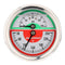 MEASUREMAN Tridicator, Thermo-Manometer, 2-1/2", Silicone Oil Filled, 0-160psi/30-250 deg F, Stainless Steel Case