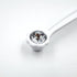 JETLAND 2-Pack, 5" PW6738WW127 Cabinet Drawer Crystal Pulls, White with Clear Glass, Hole Centers, Shining Daisy