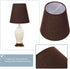 Bulb 5.51X5.51X5.11In Totority Cloth Lamp Shade Coffee Lamp Cover Handmade Decorative Lighting Accessory for Table