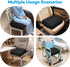 CRAURU Memory Foam Post Hip Surgery Cushion Adjustable Height Hip Replacement Recovery Cushion with Non Slip Bottom