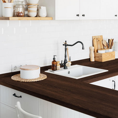 17.7'' 393'' Countertop Counter Countertops Wood Grain Contact Paper Self Adhesive x - Peel and Stick Wallpaper