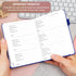 GoGirl Password Book with Alphabetical Tabs - Internet Address & Password Keeper Logbook, Pocket Size, Royal Blue