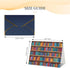 Vuiopuf Library Bookshelf Elegant Gold-Foiled Pearlized Paper Greeting Card-Blank Inside,Single-Sided Print