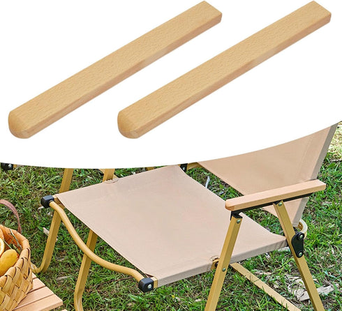 rockible Replacement Camp Chair Armrest Sturdy Replaceable Supplies Parts Arm Pads Folded Chair Arm Rest for Lawn