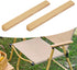 rockible Replacement Camp Chair Armrest Sturdy Replaceable Supplies Parts Arm Pads Folded Chair Arm Rest for Lawn