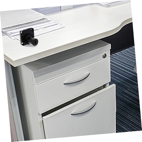 2 Mailbox 19mm 32mm GLEAVI Zinc Alloy Office Files Cabinet Cam Lock with Keys, Black Cupboard Drawer Lock for Desk