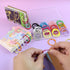 Quadafy 60 Pack 1 1/5 Inch 12 Color Binder Rings, Metal Rings for Index Cards, for Book Rings, Flashcard Rings, Key