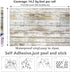 Arthome Rustic Wood Contact Paper, Peel and Stick Self-Adhesive Wallpaper for Countertop Cabinets, 11.8x100'' Gray