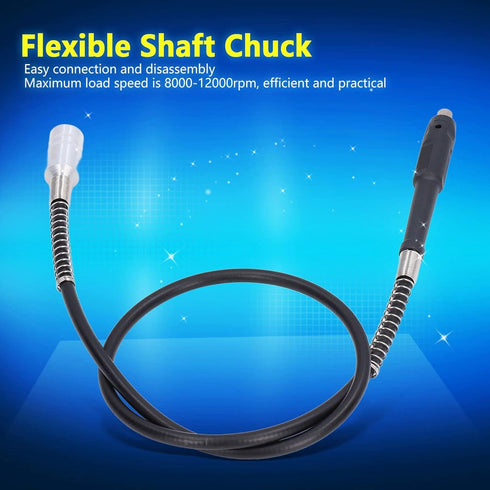 Rotary Grinder Flexible Shaft Power Drill Extension Cable - Chuck Grinder Attachment Rotary Tool
