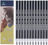 Hand Tear Sketch Eraser, Pen-Style Shape, Round Tip Highlight Rubber School Supplies, 12 Pack (5mm).