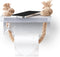 Farmhouse Toilet Paper Holder - Beach Toilet Paper Roll Holder Nautical Rope