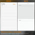 Notsu To Do List Grid Index Cards 3x5 | 50 Task Planner Vertical Notecards
