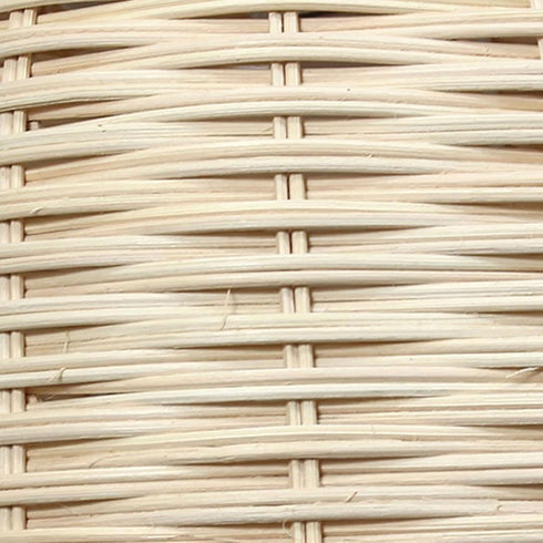 PT1007-NAT Elegant Designs Elongated Coastal Dome Rattan Downlight Pendant, Natural