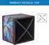 Square Leather 360° Rotatable Pencil Holder, Remote Control Holder, Spinning Desktop Organizer for Office Supplies