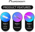 Lumoonosity Live Neon Sign - Blue&Pink LED On Air Light for Streamers/Influencers/Gamers - Streaming/Recording Live
