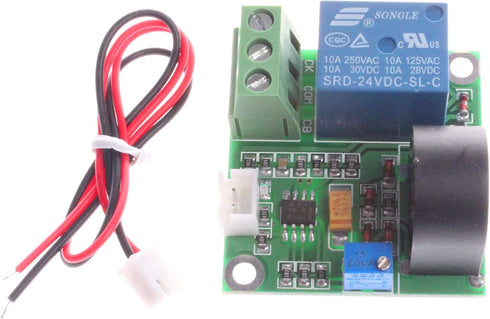 NOYITO 0-5A 12V, AC Current Detection Sensor Module Switch Output (DC Green)