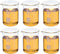 PATIKIL 250ml Low Form Glass Beaker, 6 Pack Borosilicate Glass Graduated Measuring Cups with Spout for Kitchen Lab