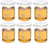 PATIKIL 250ml Low Form Glass Beaker, 6 Pack Borosilicate Glass Graduated Measuring Cups with Spout for Kitchen Lab