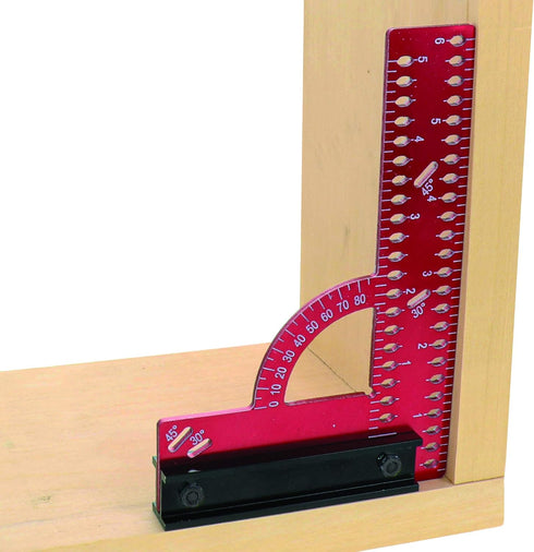 Milescraft 8459 MC-Square150, Aluminum Framing and Woodworking Square, Metric, Red
