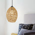 Homoyoyo Woven Lamp Shade for Floor Lamp Rustic Decorative Light Cover Minimalist Design for Restaurants Guesthouses