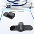 Handmade Artificial Leather Stethoscope Holder with Clip to Protect from Neck Carrying or Loss (Black, 1 Piece)