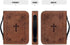 Classic Crosses Bible Covers, PU Leather Waterproof Bible Case with Handles for Study Bible Carrying - 2XL