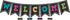 Teacher Created Resources TCR5614 Chalkboard Brights Pennants Welcome Bulletin Board Paper Multi