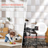 MaxGear Large Cork Board for Wall 36" x 24", White Bulletin Board with Felt Tiles