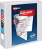 Avery Heavy-Duty View 3 Ring Binder, 1 White Binder, 4" One Touch EZD Rings (79104)